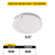 Halco 83901  LED Surface Mount Disk 5.5" 10W 820 Lumens 27/30/35/40/50K Color Select 120V Non-Dim PIR Sensor 