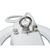 Topaz T79555 LED Round Washdown High Bay HV Lumen Select 15650-23750-31400lm, 100/150/200W CCT Select 4K-5K Controls Ready 277-480V NSF IP69 White Housing Gen-2 