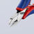 Knipex 77 22 115 4.5'' Electronics Diagonal Cutters-Comfort Grip