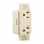 Eaton Wiring Devices 1210V TVSS Duplex Receptacle 20A 125V SurgeBloc Ivory