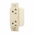 Eaton Wiring Devices 1210V TVSS Duplex Receptacle 20A 125V SurgeBloc Ivory