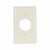 Eaton Wiring Devices 2131A Wallplate 1G Single Recp Thrmst Std AL