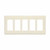 Eaton Wiring Devices 2165A-BOX Wallplate 5G Decorator Thermoset Std AL