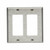 Eaton Wiring Devices 93402-BOX1 Wallplate 2G Decorator Std SS