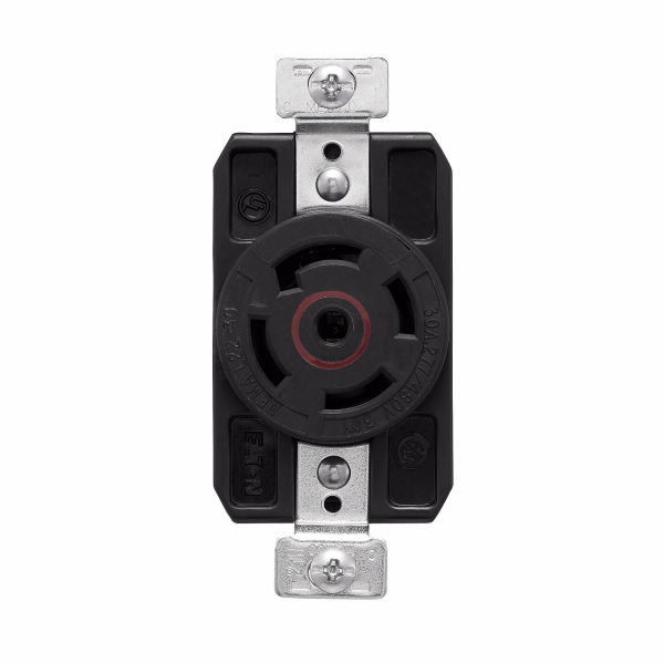 Eaton Wiring Devices AHCL2230R CCL Recp 30A 277/480V 3PH 4P5W RD&BK