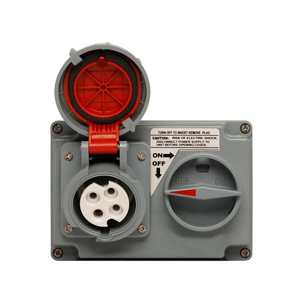 Eaton Wiring Devices CD420HMI7W Mch Int Pin&Slv 20A480V3PH 3P4W WT HZ RD