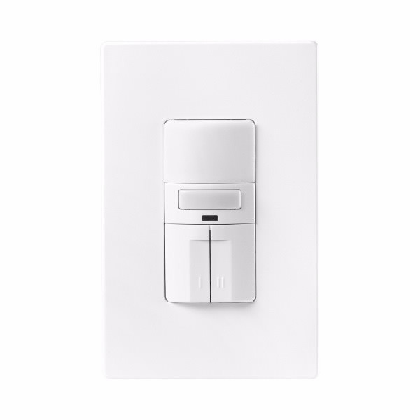 Eaton Wiring Devices OS310R-W Occ Switch,DR,SP/3W,1000W,UNV,NLight,WH