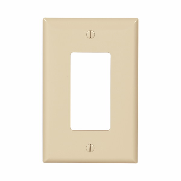 Eaton Wiring Devices PJ26V-SP-L Wallplate 1G Decorator Poly Mid IV