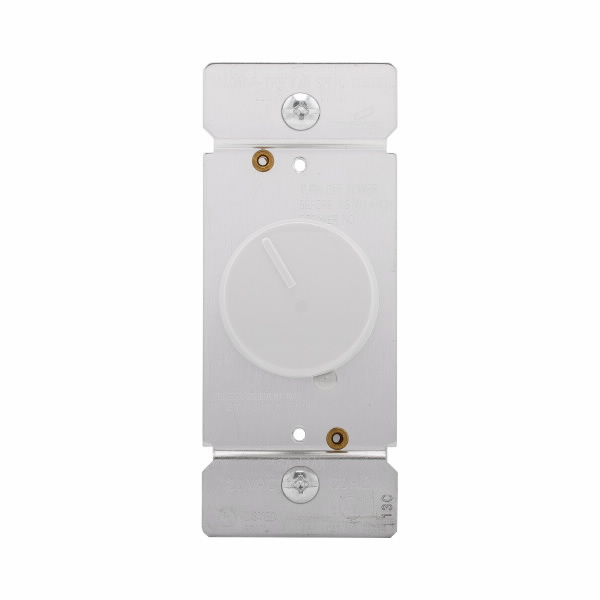Eaton Wiring Devices RFS15-W Fan Control Rotary 3Spd 1.5A 120V WH