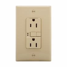 Eaton Wiring Devices SGF15V-M-L GFCI ST Duplex 15A 125V Mid Wlplt IV