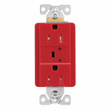 Eaton Wiring Devices TR5262RDS-SP-L SURGE RECP TR 15A 125V LED & ALARM RD