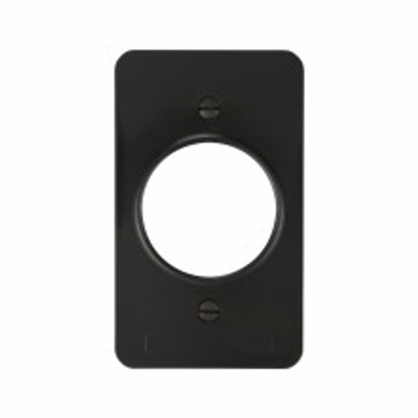 Eaton Wiring Devices WD3052BK Single Rec Cover - 1.56" Diameter