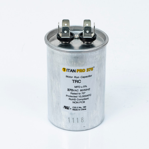 Packard TRC20 Titan Pro 20 MFD 370V Round Run Capacitor