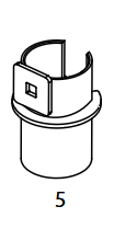 Current Tools 230 Coupling - 5" ( optional )