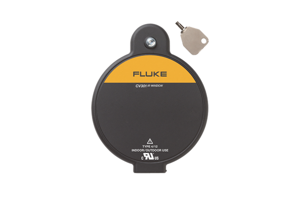 Fluke CV301 3 in (75mm) ir window, security key door latch