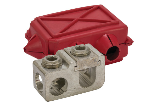 NSI GP-250WC Aluminum Tap Connector 250 MCM – 1/0 AWG Main & 250-6 w/ Cover