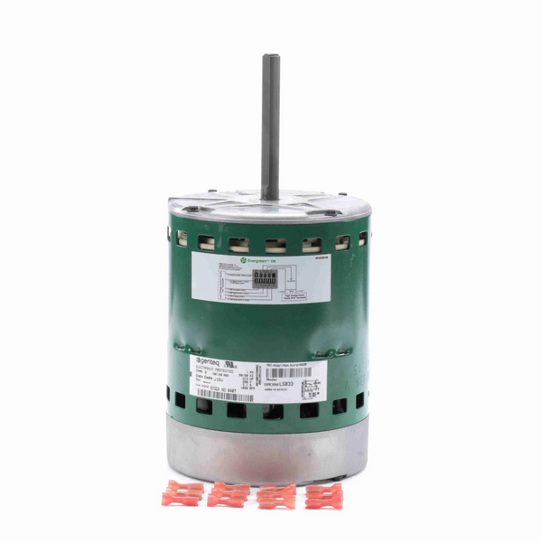 Genteq 6407 EVERGREEN CM 3/4 HP Fan & Blower Motor 1075 RPM 5 Speed/PWM 460 Volts