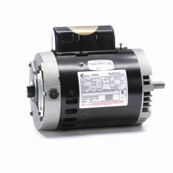 Century B122 1.0 HP Pool Pump Motor 1 phase 3600 RPM 230/115 V 56C Frame