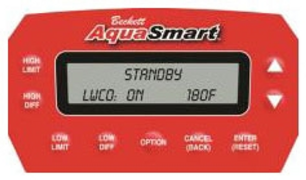 Beckett 7600A0001U 120v Aquasmart Boiler Temperature Control For Oil Includes 8" Temperature Sensor