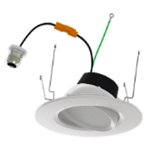 Halco 83986 Field Selectable Gimbal Downlight 4" 8W 27K-5K Dimmable JA-8 ProLED Select FSDLG4FR8/CCT/LED