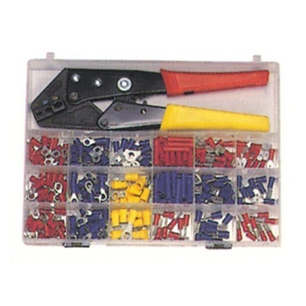 Morris Products 10817 200 Piece Terminal Kit with Controlled Cycle Crimp Tool