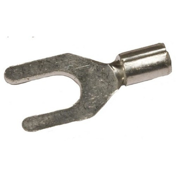 Morris Products 11512 Non-Insulated Fork/Spade Terminals - 22-16 Wire, #4 Stud
