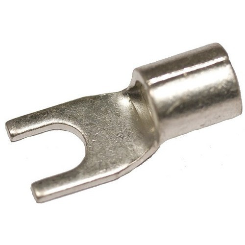 Morris Products 11546 Non-Insulated Fork/Spade Terminals - 6 Wire, 1/4" Stud