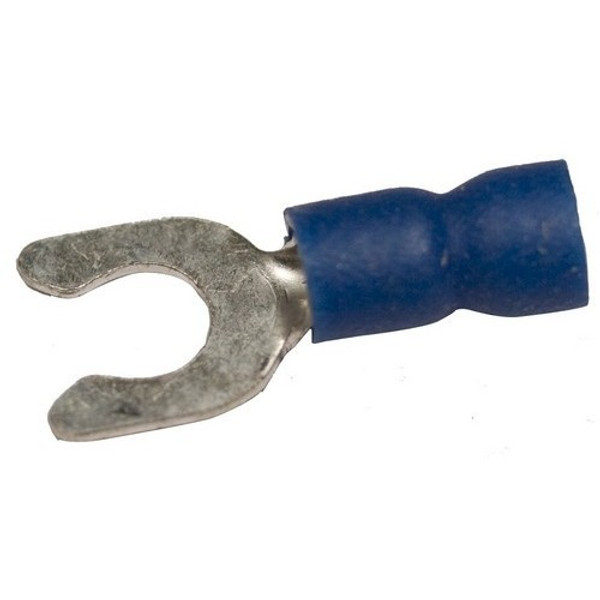 Morris Products 11712 Vinyl Insulated Locking Fork/Spade Terminals - 16-14 Wire, #10 Stud