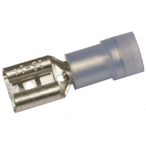 Morris Products 11918 Nylon Insulated Double Crimp Female Disconnects - 16-14 Wire, .020x.187 Tab