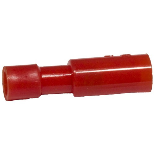 Morris Products 12092 Nylon Fully Insulated Double Crimp Receptacle Disconnects - 22-16 Wire, .154 Receptacle