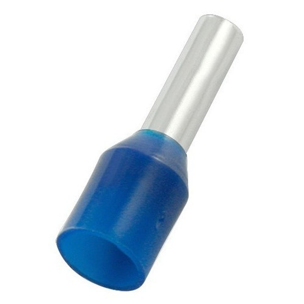 Morris Products 12740B Nylon Insulated Ferrules - Din Standard - 14 Awg .315" Pin Length Blue Bulk Bag