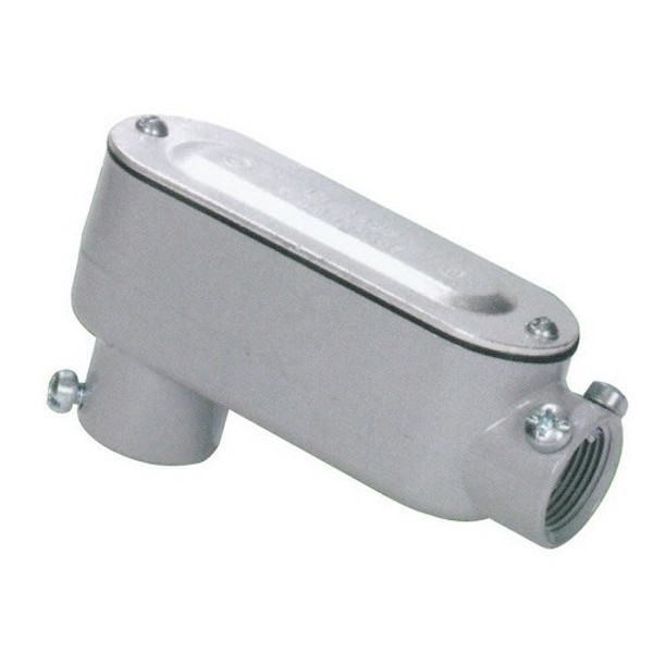 Morris Products 14250 Aluminum Combination Conduit Bodies LB Type - Threaded & Set Screw with Cover & Gasket 1-1/2"