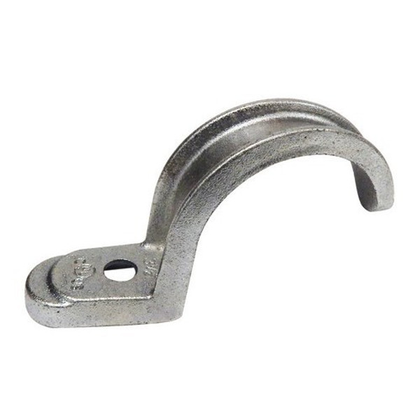 Morris Products 19528 1 Hole Rigid Pipe Straps - Malleable Iron 2-1/2"