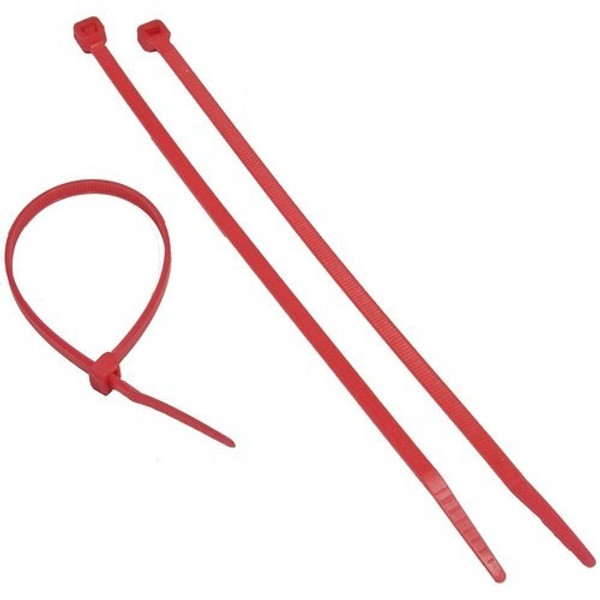 Morris Products 20626 Fluorescent Pink Nylon Cable Ties 50LB 8"