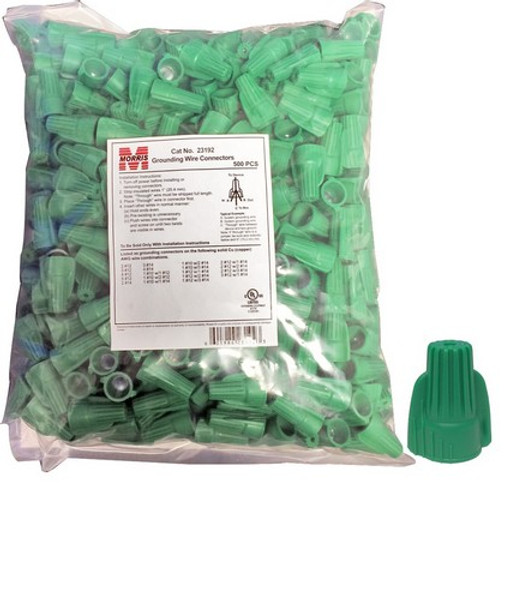 Morris Products 23192 Grounding Connectors Bagged 500 Pack