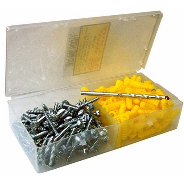 Morris Products 31034 Super Yellow Anchor Kits Hex Head 10 X 1-1/4"