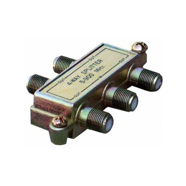 Morris Products 45052 4 Way Splitters with Ground Block Digital 5-1000 Mhz