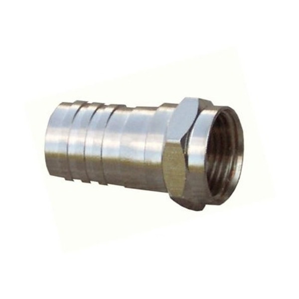 Morris Products 45062 Type 'F' Coaxial Connector - Crimp On RG6/U Quad Shield