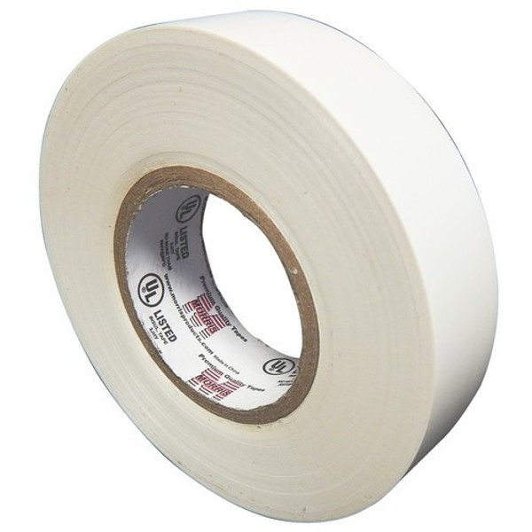 Morris Products 60112 7 Mil Professional Grade Vinyl Electrical Tape White 3/4" X 66'