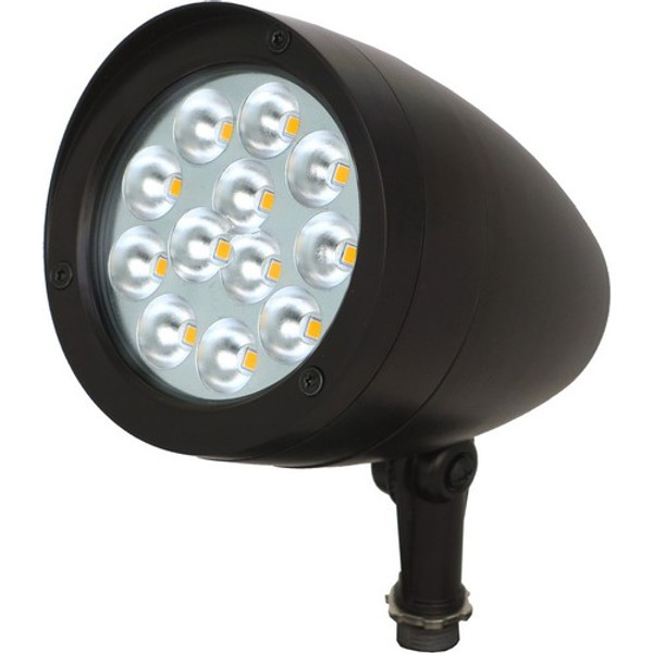 Morris Products 71691B LED Designer Bullet Flood Gen 3 40W 45&deg; 3000K 120-277V Bronze