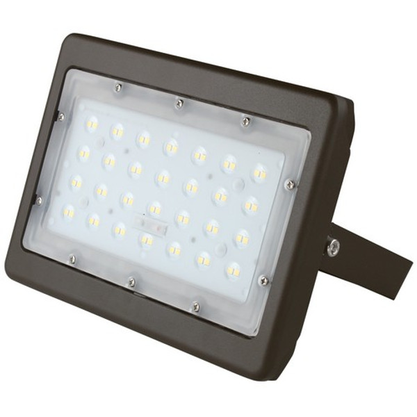 Morris Products 71808A LED Small Floods Yoke Bracket Mount 50W 3000K 5,763 Lumens Bronze