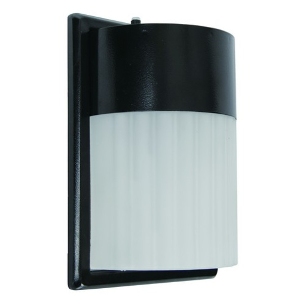 Morris Products 72114 LED Classic Round EntryWay Light 17W 4000K Black