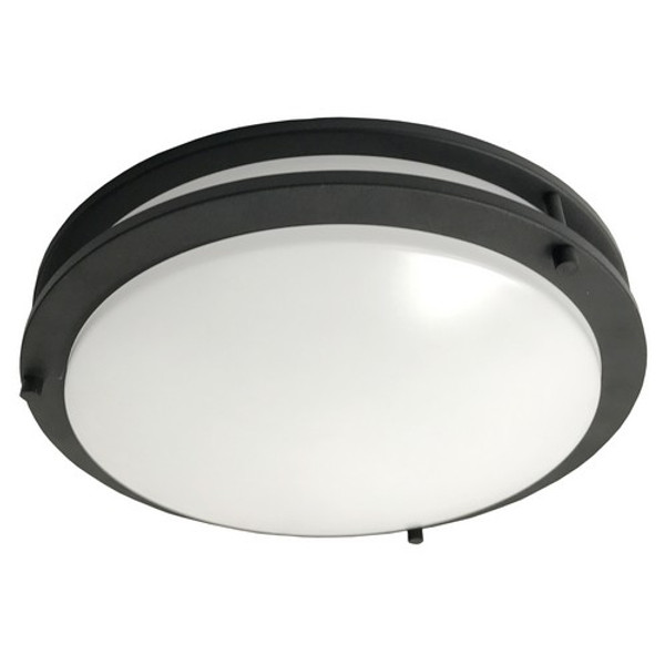 Morris Products 72225 LED 2 Band Decorative Ceiling Lighting 12" Dual Ring 12W 3000K Bronze