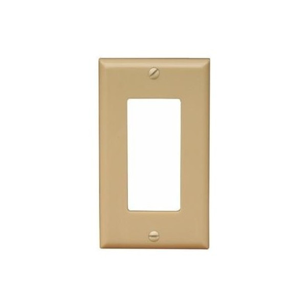 Morris Products 81720 Lexan Wall Plates 1 Gang Midsize Decorative/GFCI Ivory