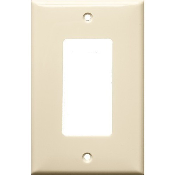 Morris Products 81723 Lexan Wall Plates 1 Gang Midsize Decorative/GFCI Almond