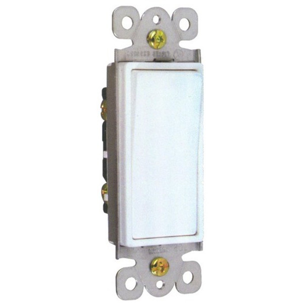 Morris Products 82051 Decorative Switches White Single Pole 15A-120/277V