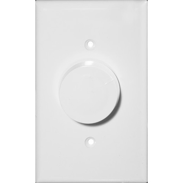 Morris Products 82716 Rotary Dimmer White 3-Way (Push On/Off)
