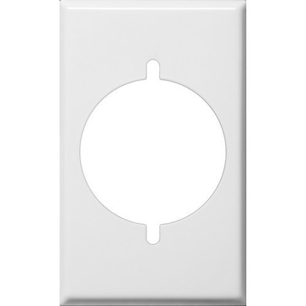 Morris Products 83482 Painted Steel Wall Plates 1 Gang Range/Dryer White