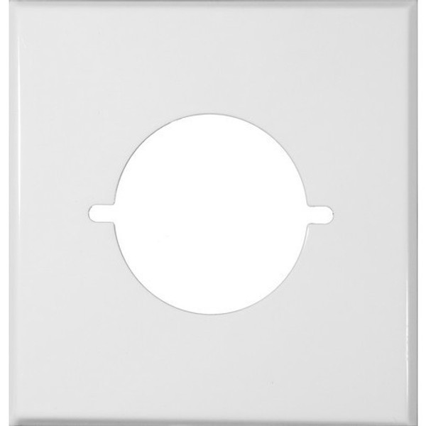 Morris Products 83487 Painted Steel Wall Plates 2 Gang Range/Dryer White