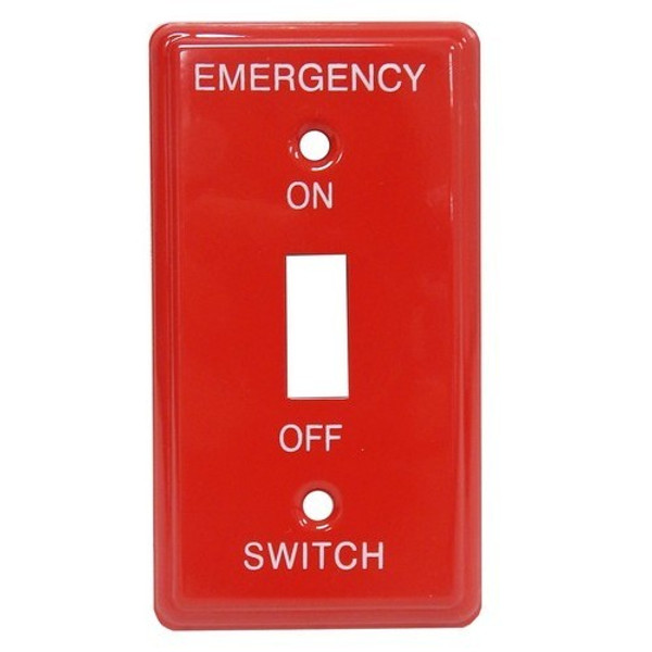 Morris Products 83500 Emergency Metal Switch Plates Utility Emergency